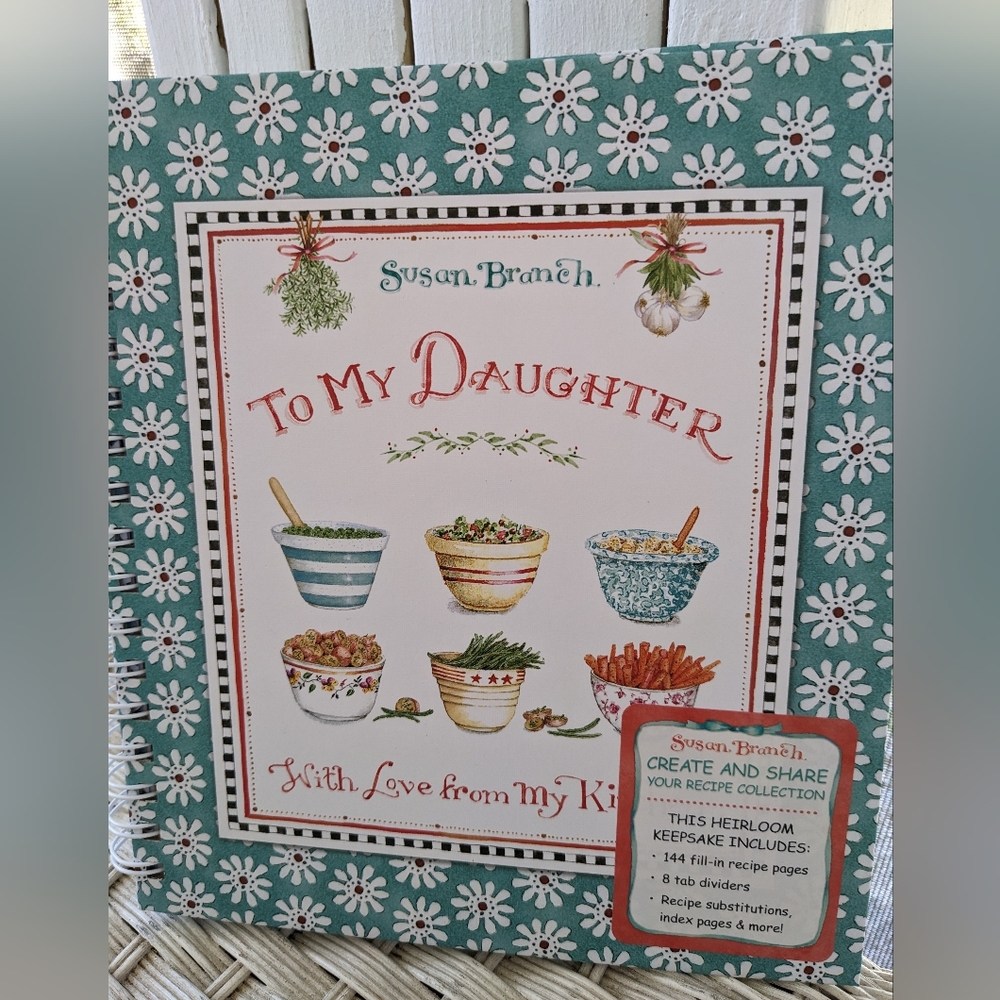 Susan Branch "To My Daughter" fill-in recipe book